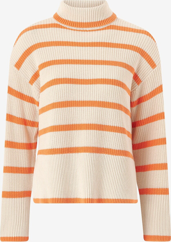 Genser pcJune LS Roll Neck Knit - Beige