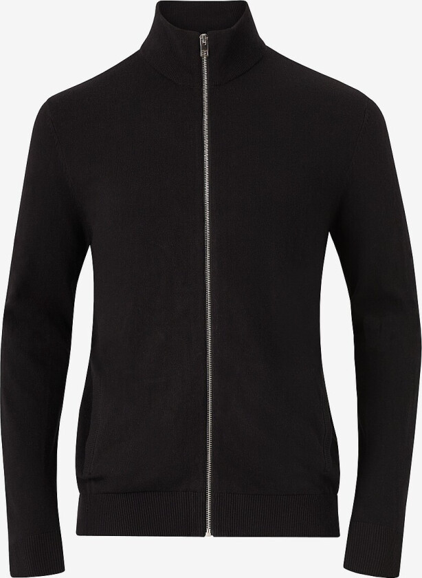 Kardigan jjeEmil Knit Turtle Zip Cardigan - Svart