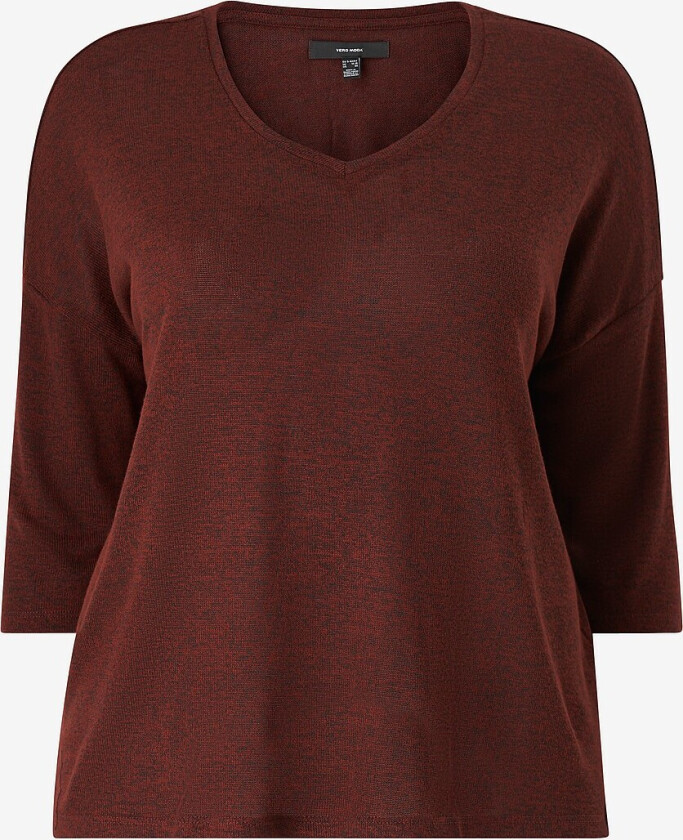 Genser vmcBrianna 3/4 Pullover - Brun