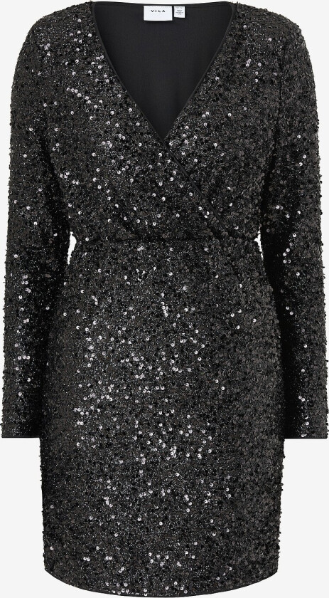Plajettkjole Vicava Sequin Dress - Svart