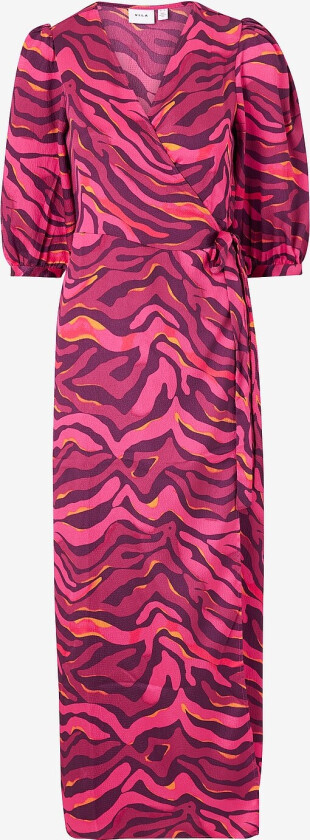 Maxikjole viCamila Wrap 3/4 Ankle Dress - Rosa