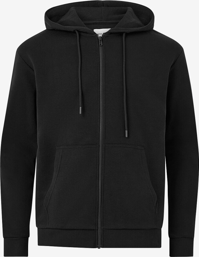 Hettegenser jjeBradley Sweat Zip Hood - Svart