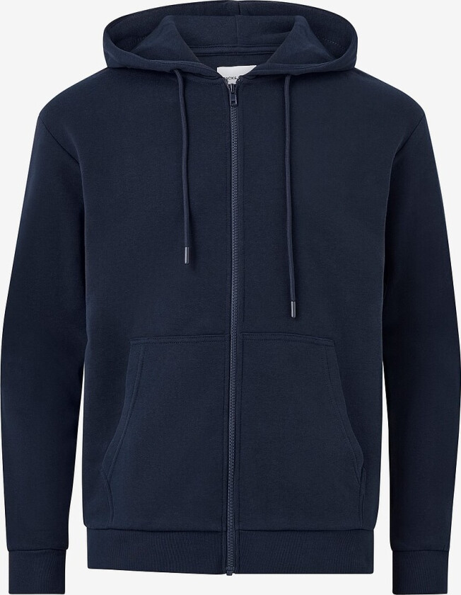 Hettegenser jjeBradley Sweat Zip Hood - Blå