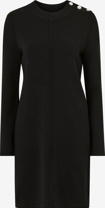 Kjole yasDima LS Knit Dress - Svart