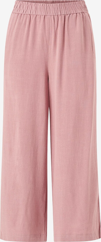 Bukser pcVinsty HW Linen Culotte - Rosa