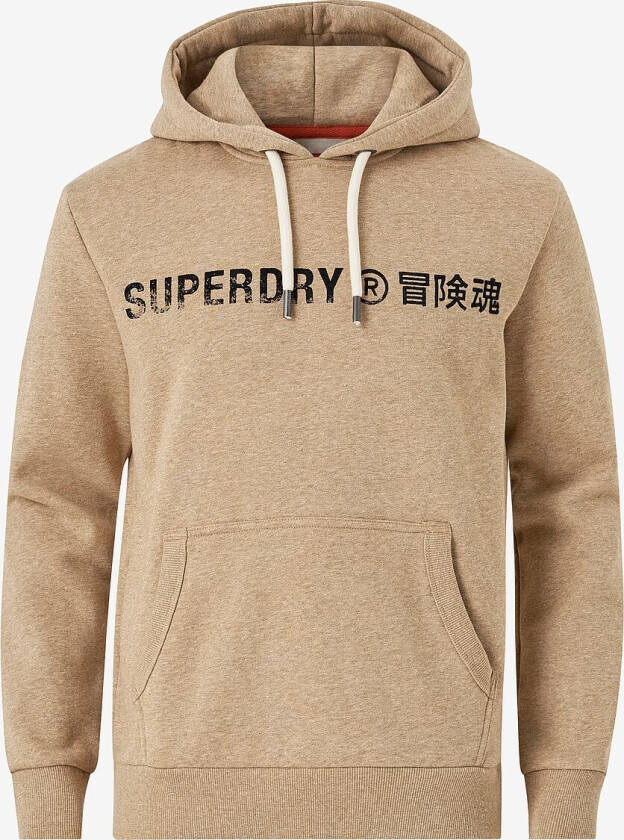 Hettegenser Workwear Logo Vintage Hoodie - Brun