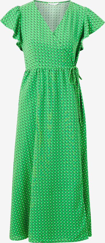 Omslagskjole onlNaomi S/S Midi Wrap Dress Ptm - Grønn