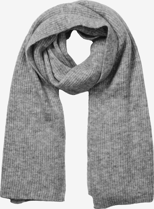 Skjerf slfMaline Knit Scarf - Grå