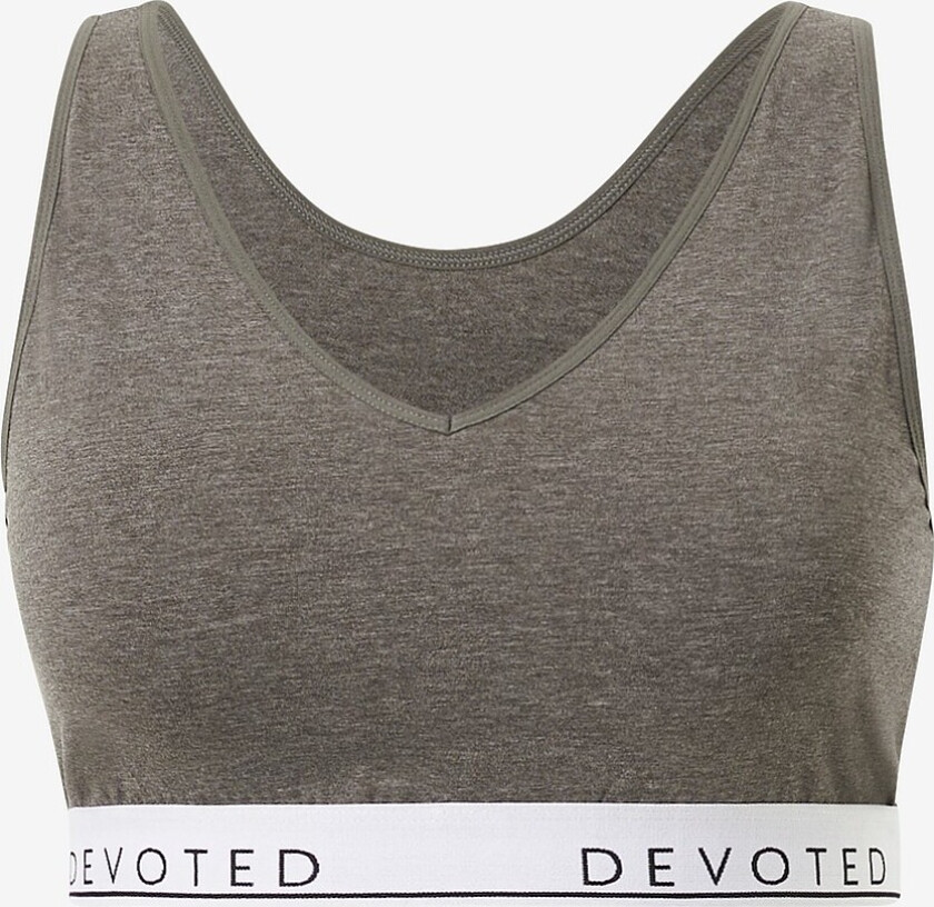 Bh-topp lComfy Mom V-neck Bra Top - Grå
