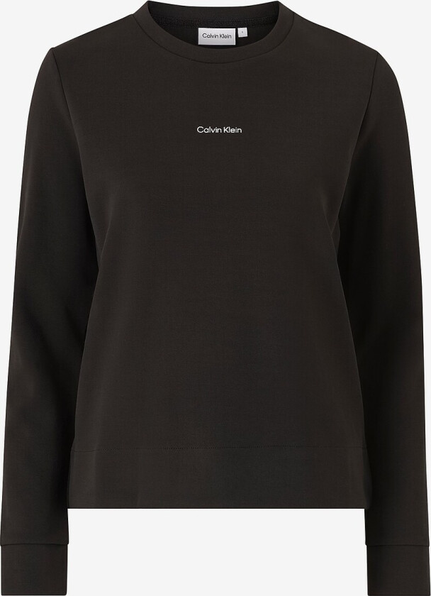 Collegegenser Micro Logo Ess Sweatshirt - Svart