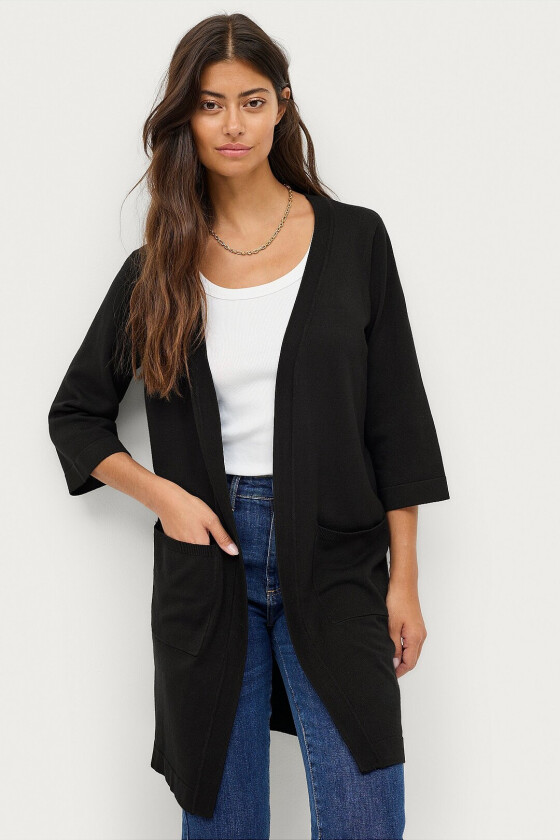 Kardigan KilaSZ Open Cardigan - Svart