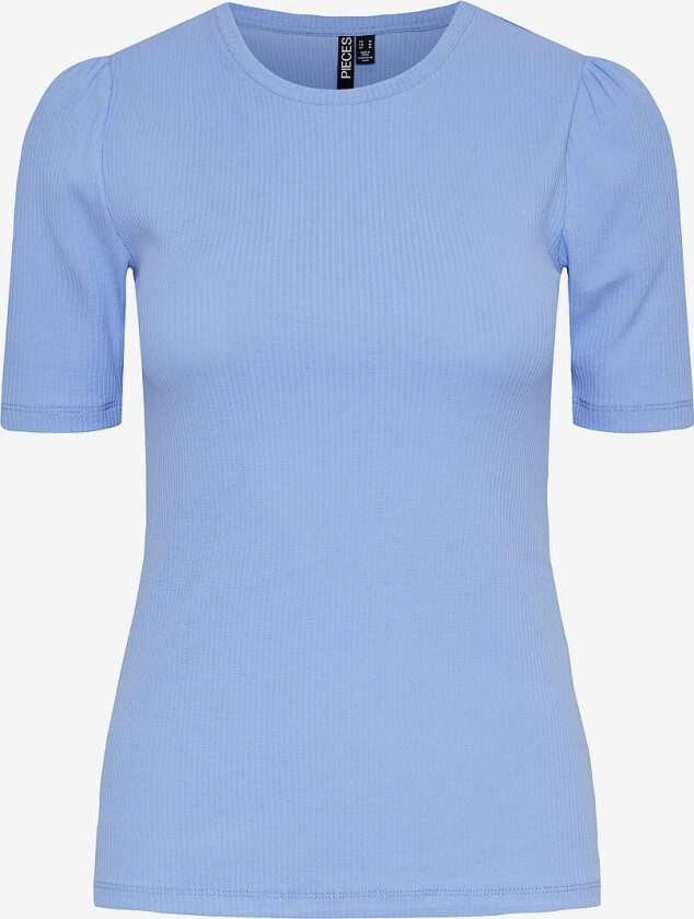 Topp pcRuka SS Puff Top - Blå