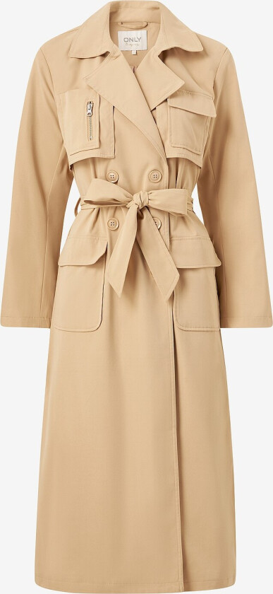 Trenchcoat onlKastanje X-Long Trenchcoat - Brun