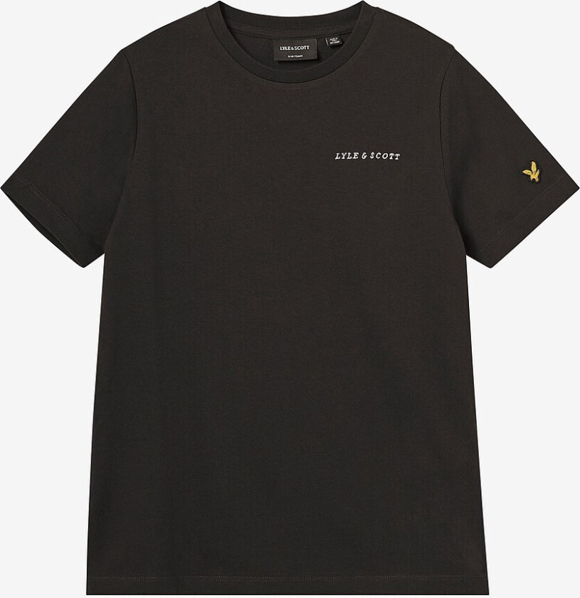 T-skjorte Script Embroidered T-shirt - Svart