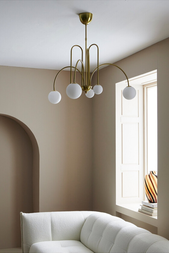 Taklampe Sophisticated - Messing