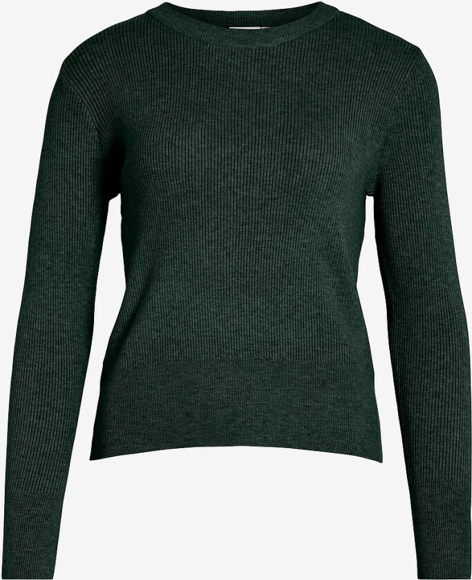 Genser viComfy O-neck L/S Knit Top - Svart