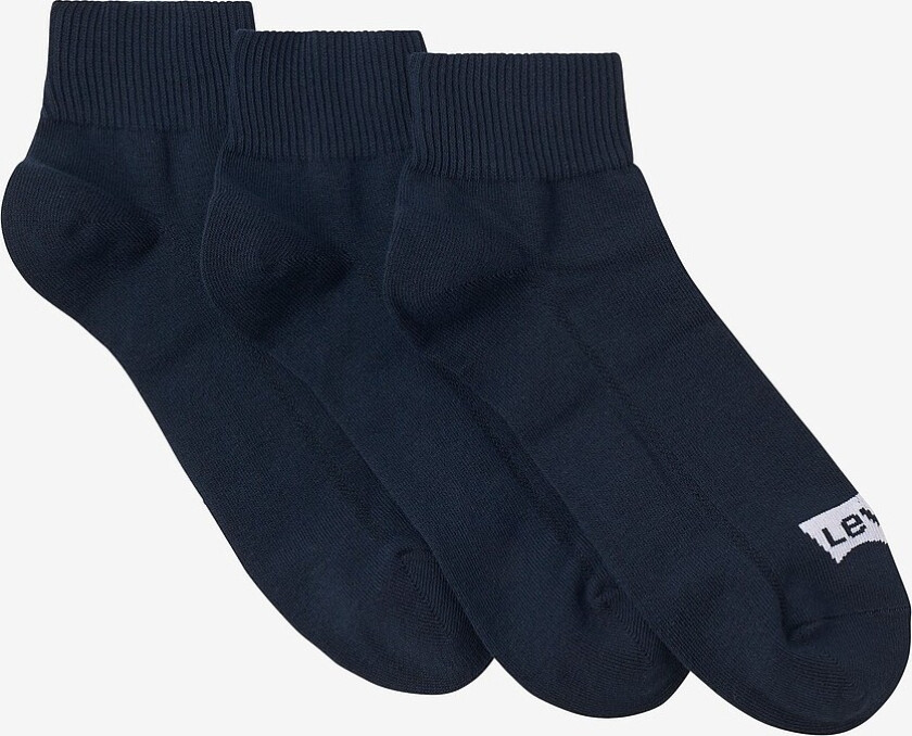 Ankelsokker Mid Cut Batwing Logo 3-pakning - Blå