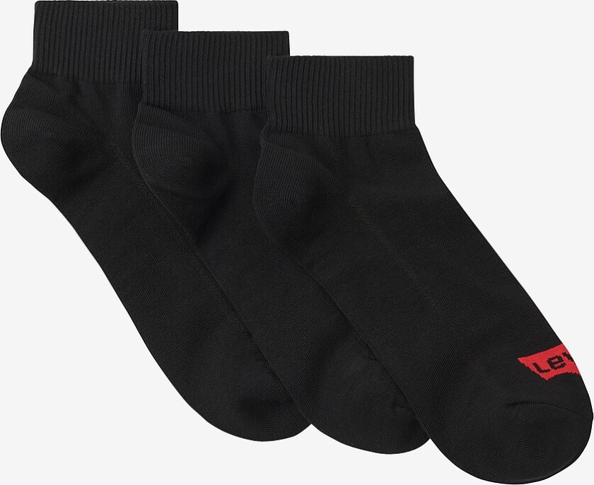 Ankelsokker Mid Cut Batwing Logo 3-pakning - Svart