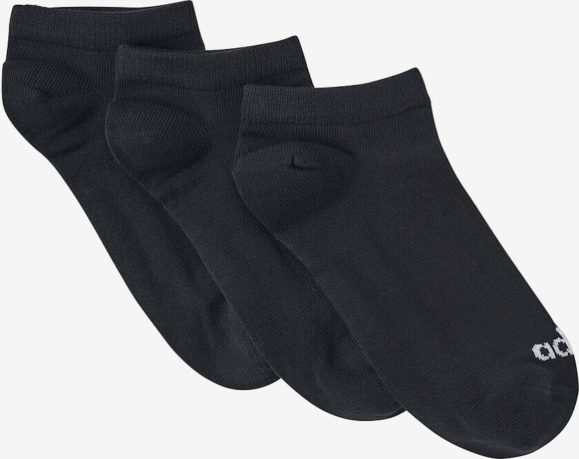 Ankelsokker Thin Linear Low-cut Socks 3-pakning - Svart
