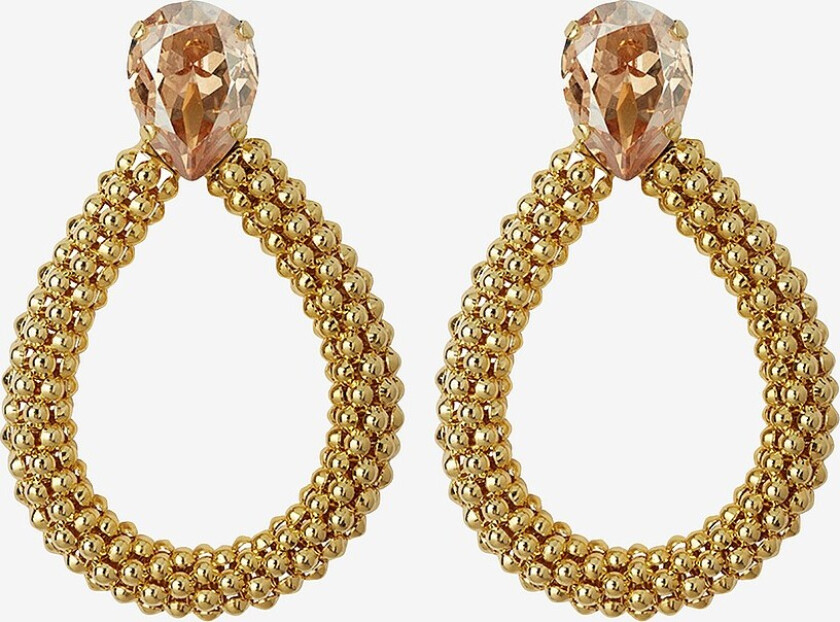 Øreringer Classic Rope Earrings Gold - Gull