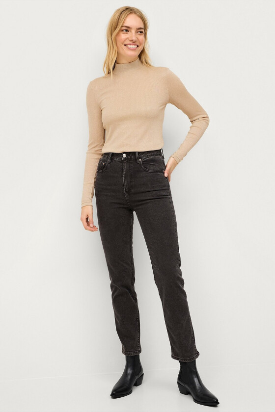 Jeans Super High Jeans - Grå