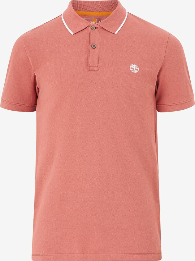 Pologenser SS Jacquard YD Polo - Rød