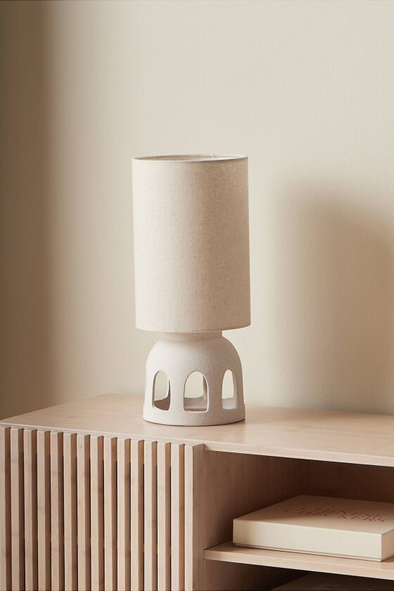 Bordlampe Althea - Beige