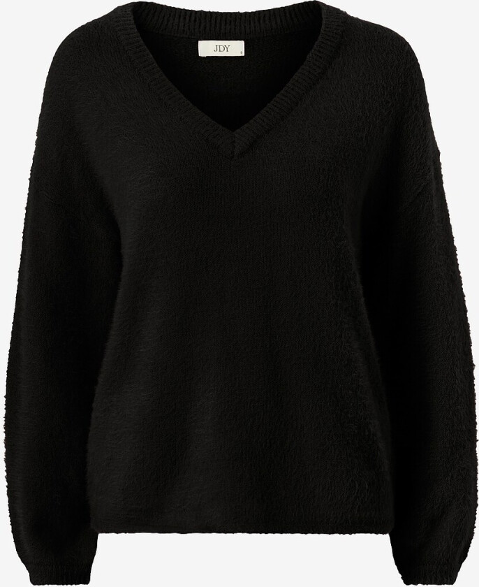 Genser jdyJola L/S V-neck Pullover Knt - Svart