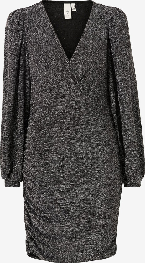 Kjole yasTikka LS Glitter Dress - Svart