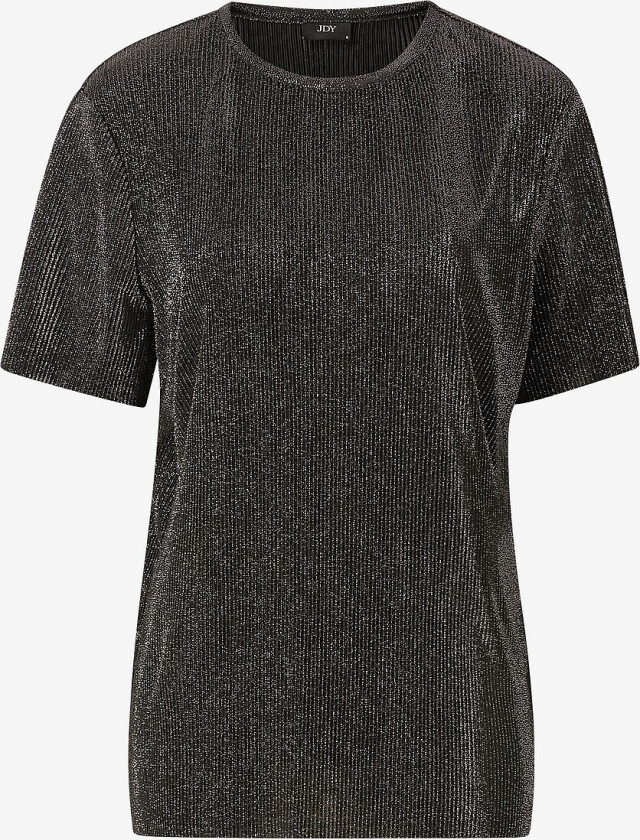 Topp Jdyvilma S/s Glitter Long Top Jrs - Svart