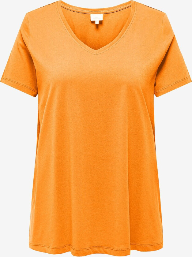Topp carBonnie Life S/S V-neck A-shape Tee - Orange