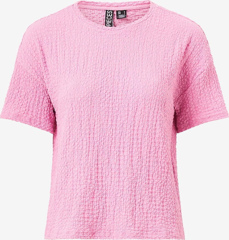Topp pcAmy SS Oversized Tee - Rosa