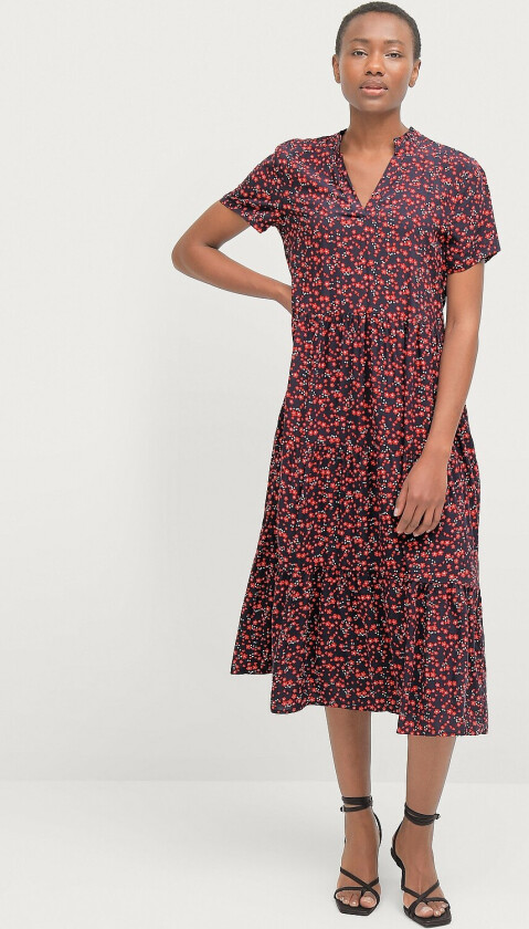 Kjole EdaSZ SS Maxi Dress - Flerfarget