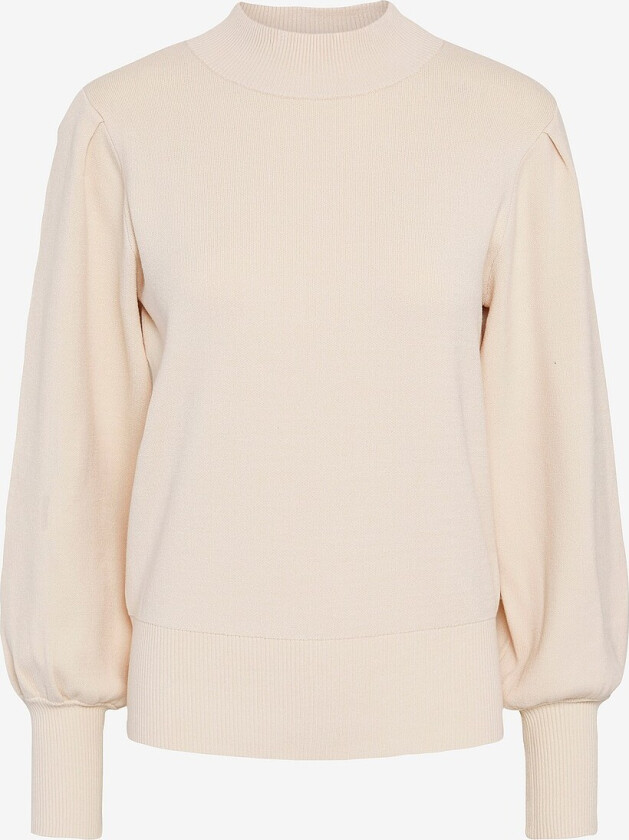 Genser yasFonny LS Knit Pullover - Grå