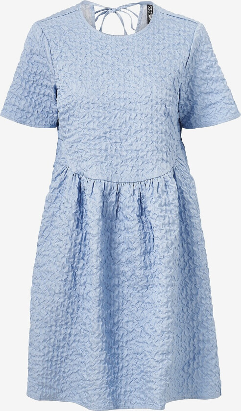 Kjole pcMuana SS Short Dress - Blå