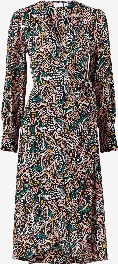 Omslagskjole viYova L/S Dress - Svart