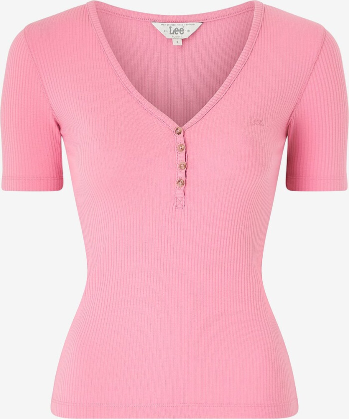 Topp SS Henley - Rosa