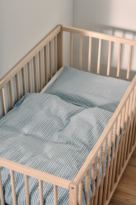 Sengesett Sleeping In til sprinkelseng 100x130 cm, 2 deler - Blå