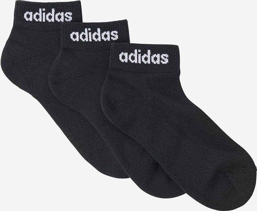 Ankelsokker Linear Ankle Socks 3-pakning - Svart