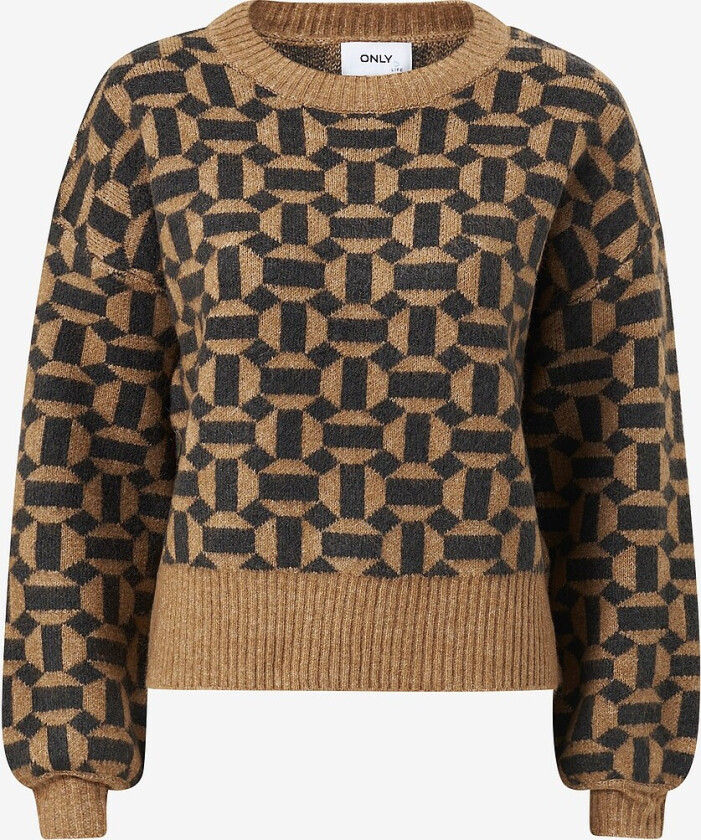 Genser onlGeo Life L/S Pullover Knt - Natur