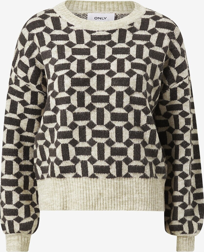 Genser onlGeo Life L/S Pullover Knt - Grå