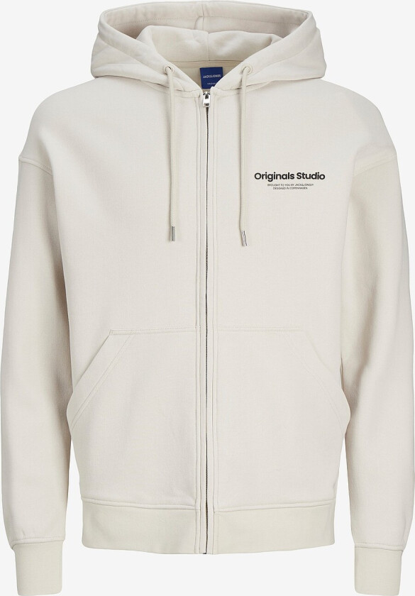 Collegegenser jorVesterbro Sweat Zip Hood - Grå