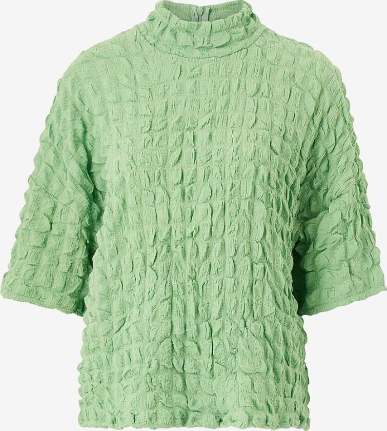 Topp slfMonika SS High Neck Top - Grønn