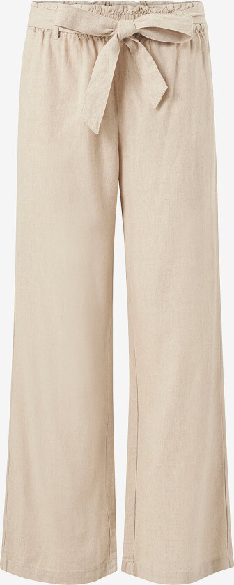Bukser jdySay Linen Belt Pant Wvn - Natur