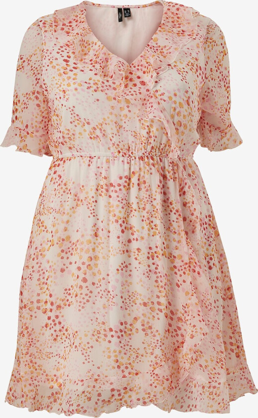 Kjole vmDora Kaya 2/4 Short Dress Wvn - Hvit