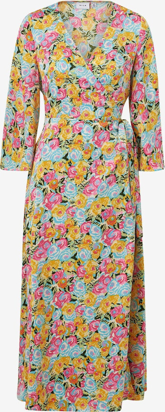 Maxikjole viSuna V-neck 3/4 Midi Dress - Blå