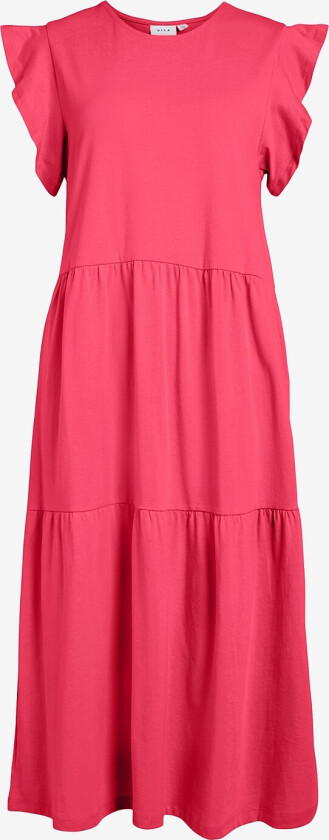 Kjole viSummer S/S Midi Dress - Rød