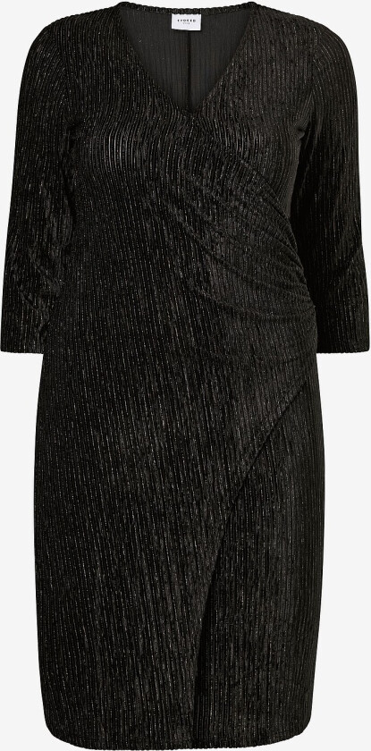 Omslagskjole viVelvet 3/4 Wrap Short Dress - Svart