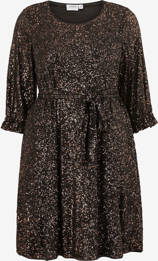 Plajettkjole viTenley U-neck 3/4 Short Dress - Svart