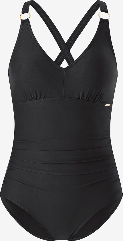 Badedrakt Womens Shaping V Neck 1 Piece - Svart